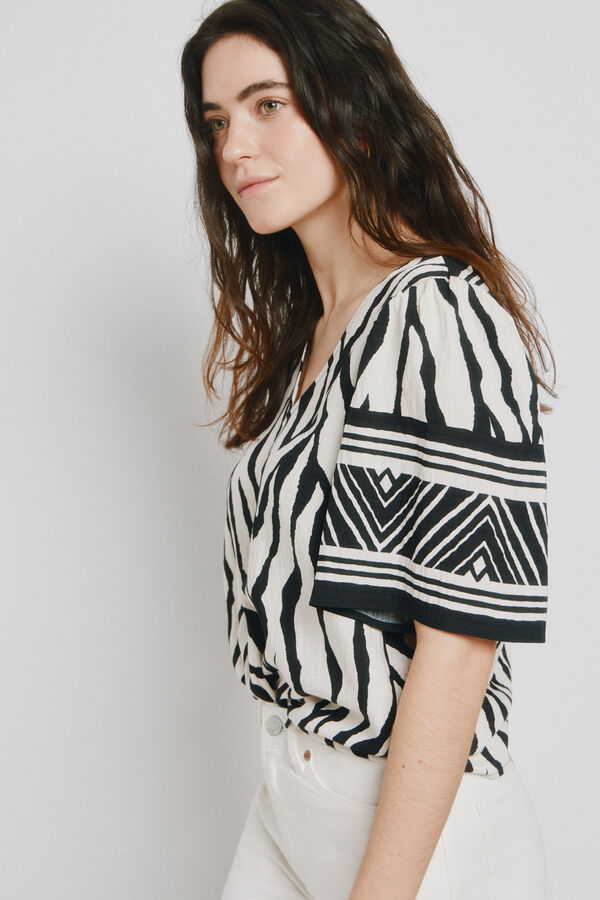 Vero Moda Top de manga corta Negro