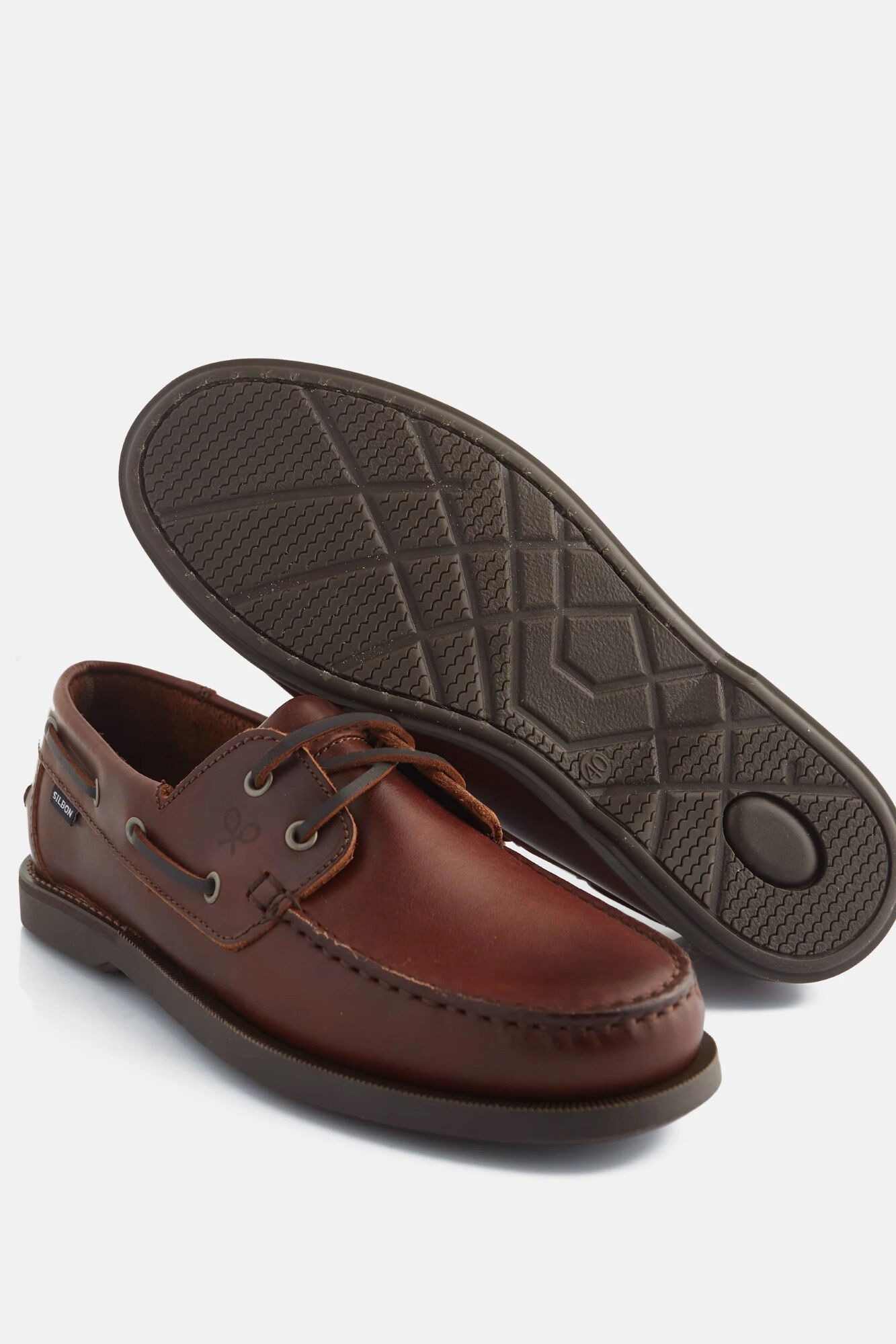 Leather deck shoes
