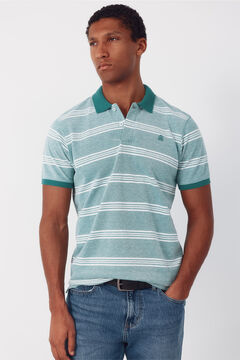 Cortefiel Polo oxford de rayas