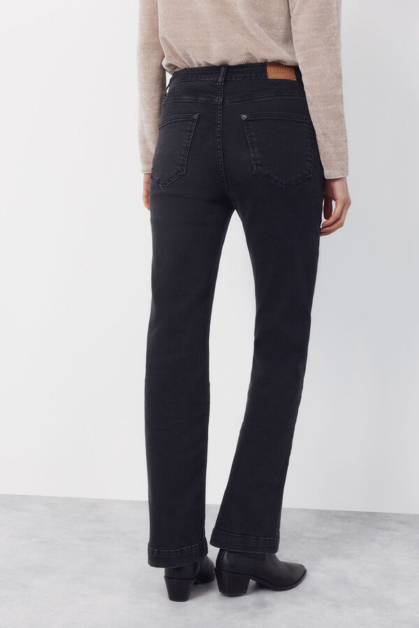 Cortefiel Jeans Bootcut Negro