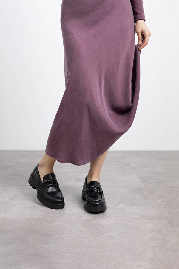 XTI Mocas&iacute;n de mujer Black