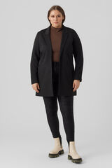 Vero Moda Curve Long sleeve blazer with pockets plus size Black
