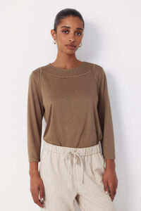 Cortefiel Camiseta detalle vainicas