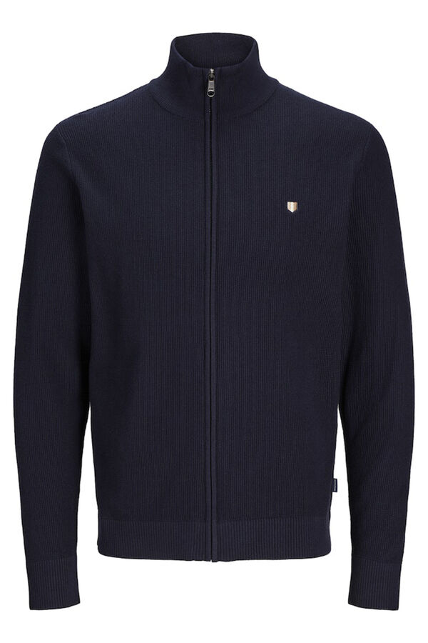 Jack & Jones Zip up cardigan Navy