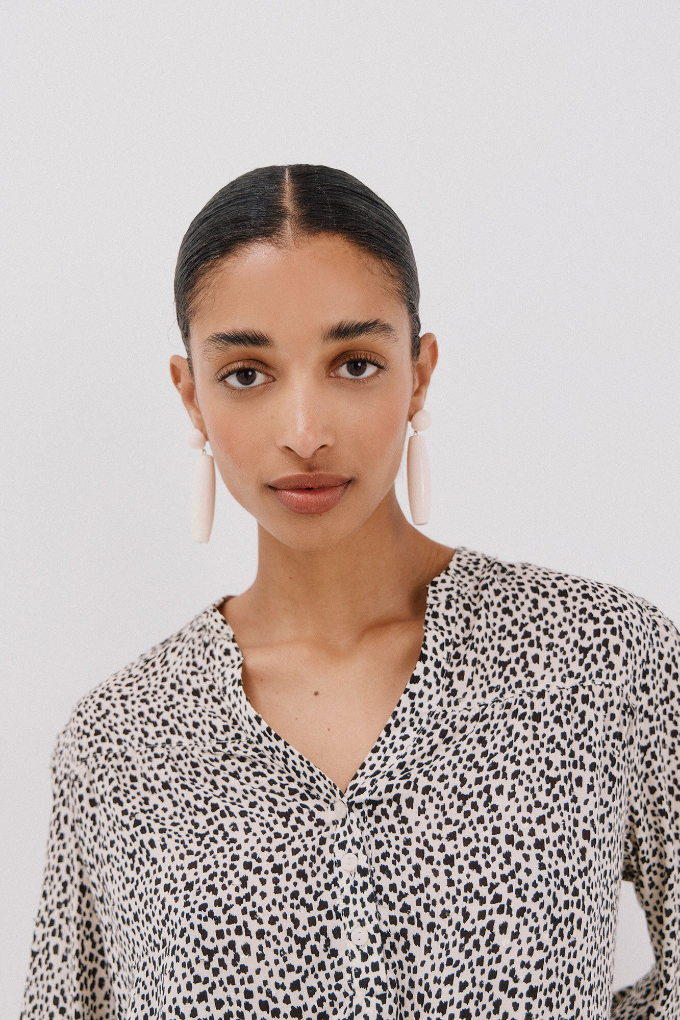 Cortefiel Blusa com cintado = entallado frontal