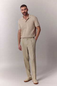 OOTO Cal&ccedil;a de fato coordenado em linho