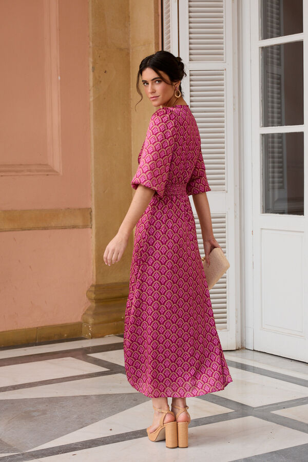 Pol&iacute;n Et Moi Vestido estampado Nerea Vino