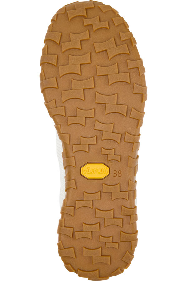 Camper Zapatillas de textil y piel nobuk mujer Blanco