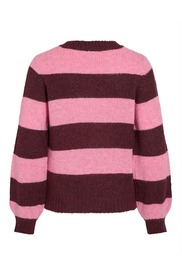 Vila Jersey de punto con rayas Purple