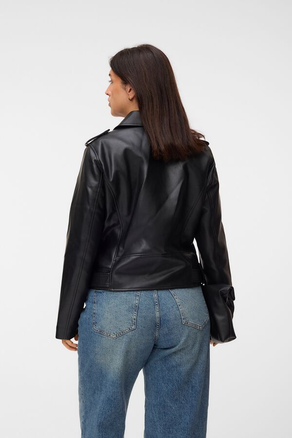 Vero Moda Curve Cazadora biker Negro