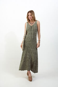 Slowlove Vestido largo calado