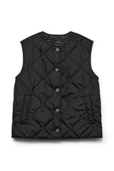 Vero Moda Chaleco guateado Negro