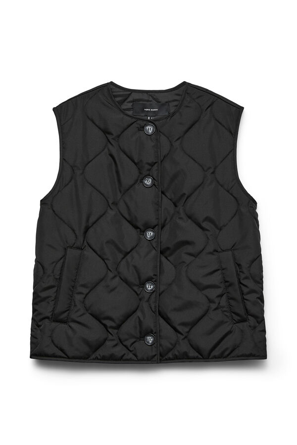 Vero Moda Chaleco guateado Negro