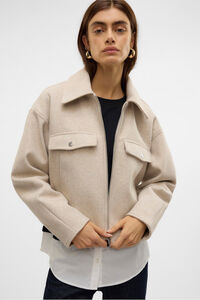 Vero Moda Casaco de feltro de manga comprida 