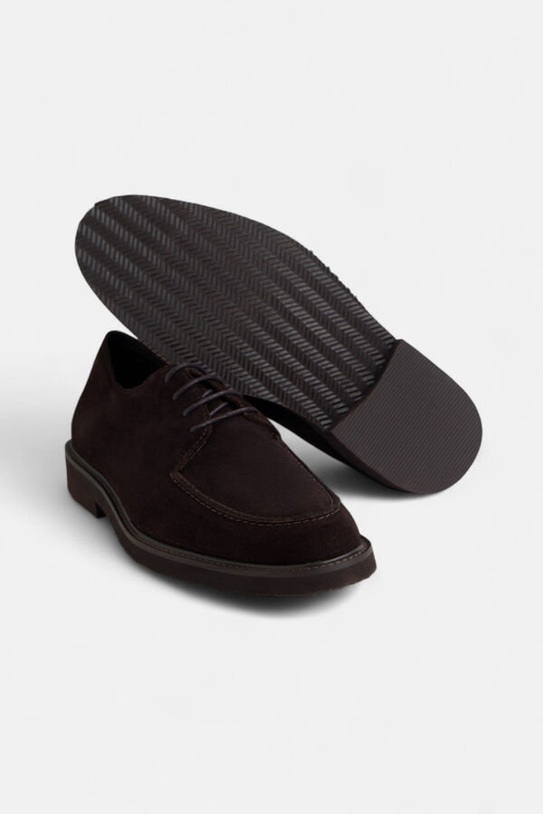 Silbon Zapato cl&aacute;sico serraje Marr&oacute;n