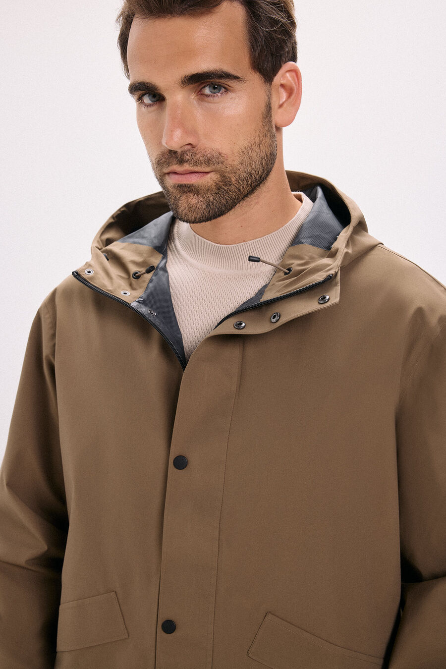 Cazadora regular fit waterproof