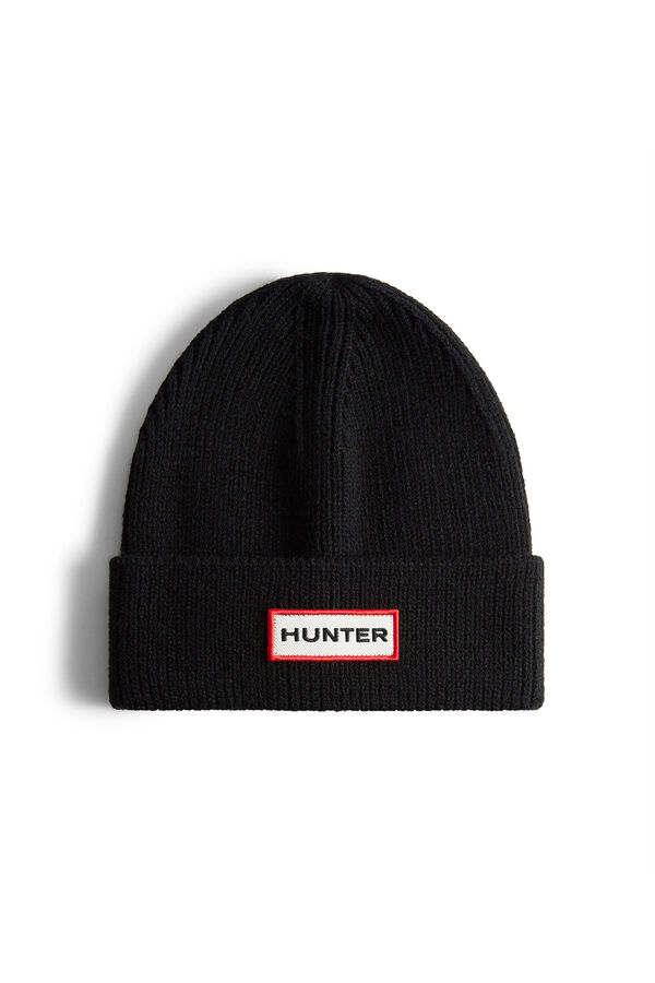 Hunter Conjunto gorro y bufanda Black