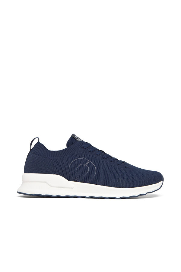 Ecoalf Chinelos de quarto em malha Conde Knit Azul