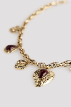 Cortefiel Cadena charms coraz&oacute;n