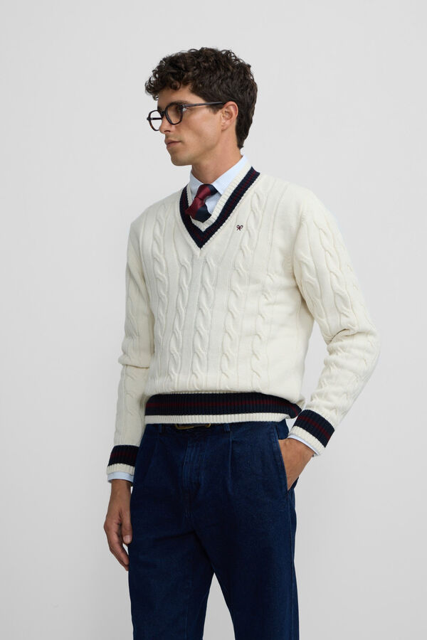 Silbon Jumper College Beige