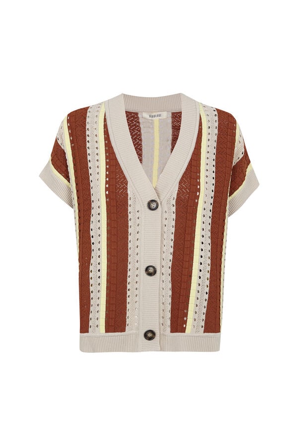 Slowlove Chaqueta rayas verticales Multicolorido