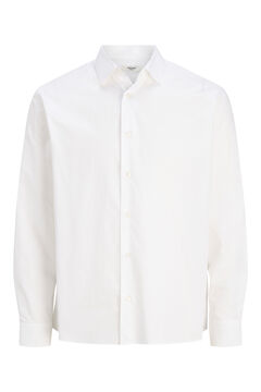 Jack & Jones Relaxed fit cotton shirt White