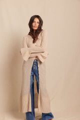 Slowlove Chaqueta larga punto Crudo