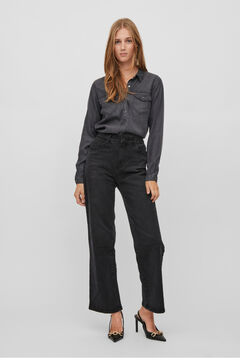 Vila Women's denim shirt Black