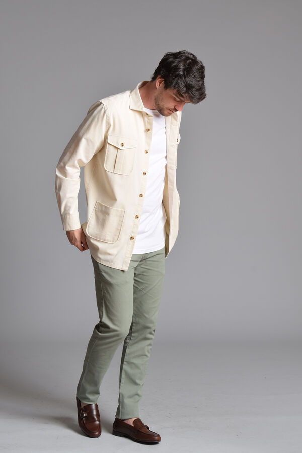 Cloking Camisa Sahariana Marfil