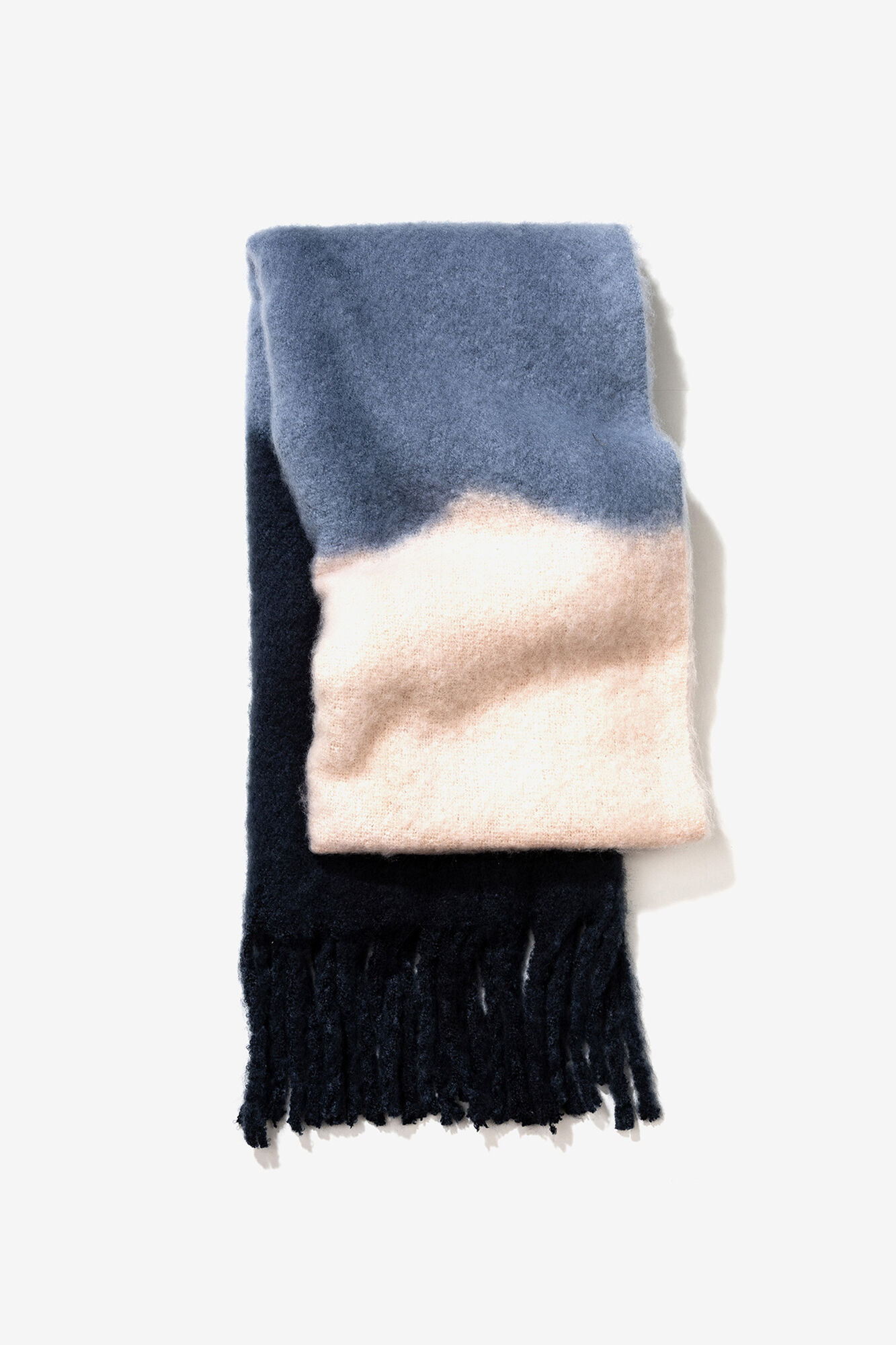 Vilanova Bufanda Manta Cepillada Tricolor