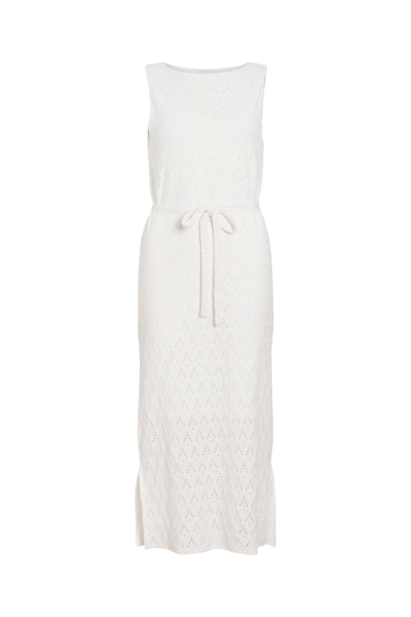Vila Vestido midi con calados de algod&oacute;n