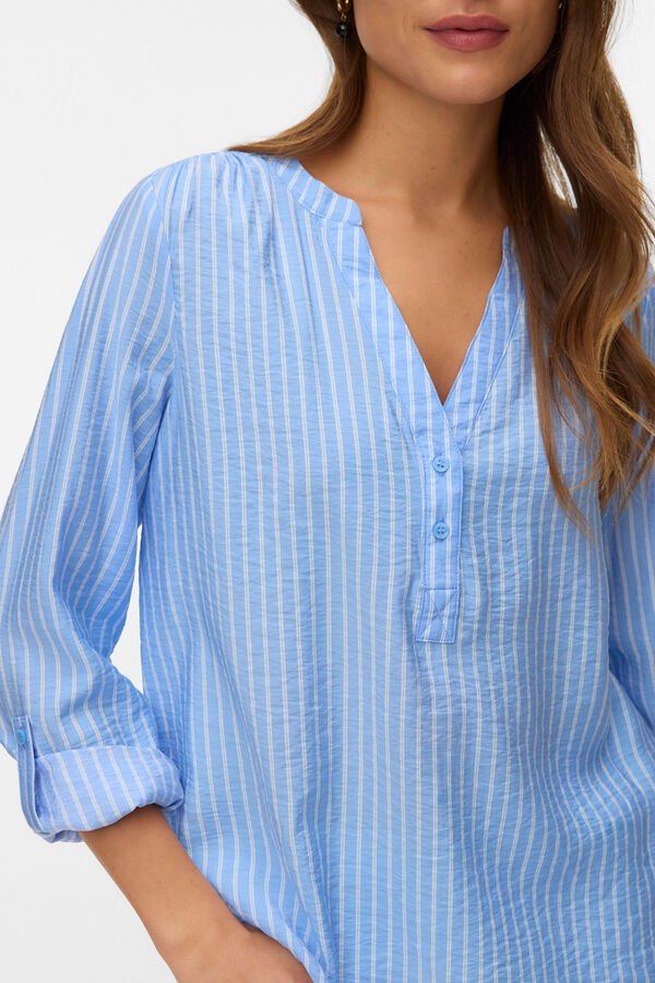 Vero Moda Camisa de manga larga Azul