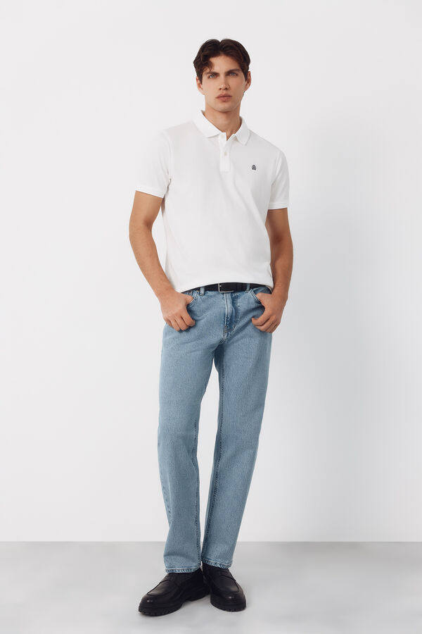 Cortefiel Pantal&oacute;n vaquero straight fit Azul