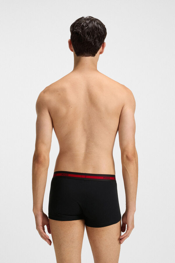 HUGO Pack 3 boxers Negro