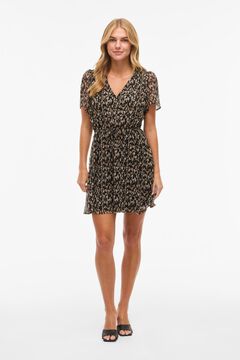 Vila Vestido curto de chiffon