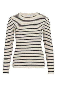 Vila Top manga larga de algod&oacute;n org&aacute;nico