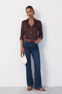 Cortefiel Camisa acetinada