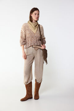 Slowlove Jersey punto calado