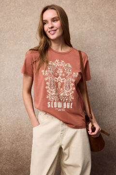 Slowlove T-shirt floral SlowLove