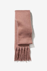Vilanova Bufanda Cepillada con Flecos Rosa