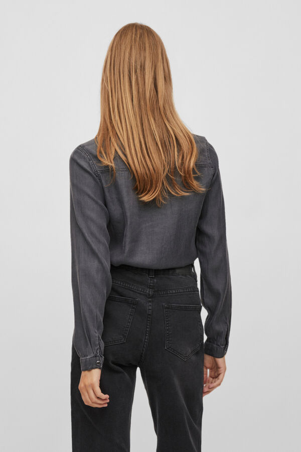 Vila Women's denim shirt Black
