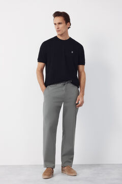 Cortefiel Pantal&oacute;n chino t&eacute;cnico con cordones tapered