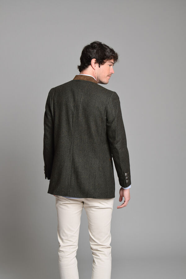 Cloking Austrian Herringbone Jacket Green
