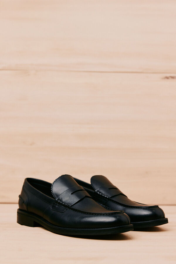 OOTO Mocasin piel Negro