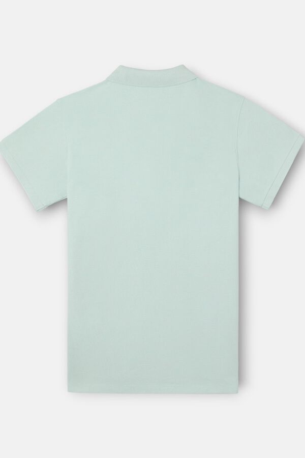 Silbon Polo clasico liso Verde