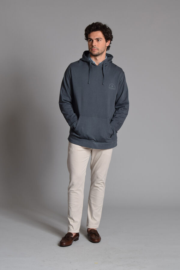 Cloking Washed Hooded Sweatshirt  Navy