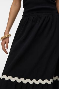 Vero Moda Saia comprida com detalhes bordados