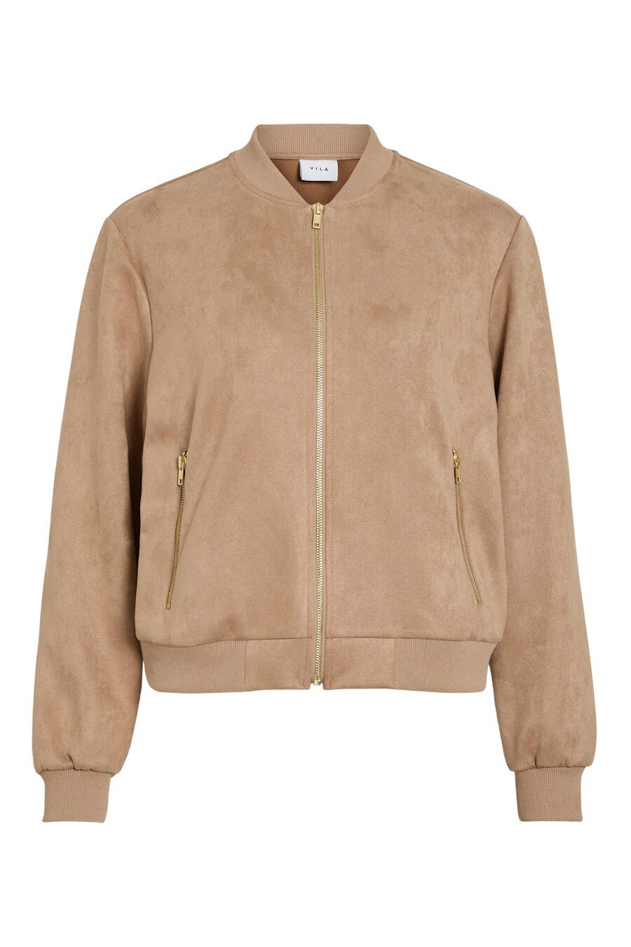 Chaqueta bomber de antelina
