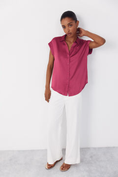 Cortefiel Camisa acetinada