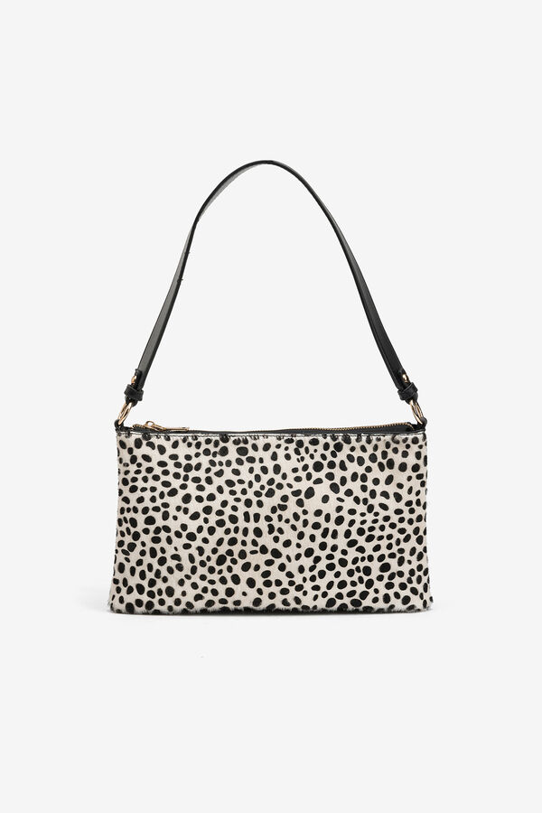 Vilanova Bolso de Piel Estampada Multicolor